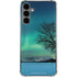 StockTrek Aurora Borealis over a lake in Norway Galaxy S24 Plus Clear Case